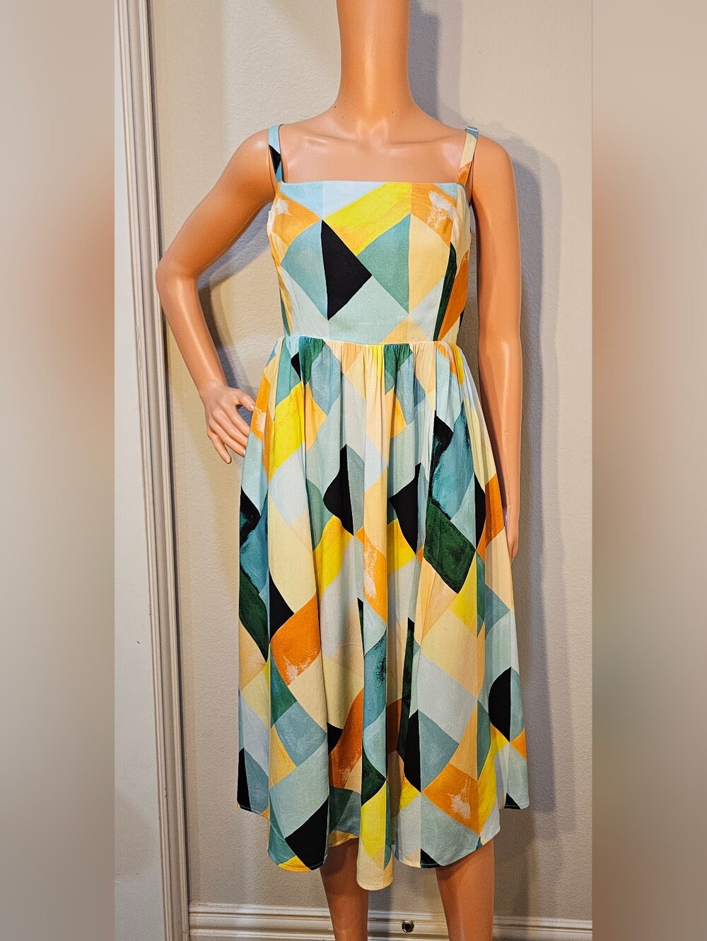 Torrid Geometric Sundress with Pockets! Size 10